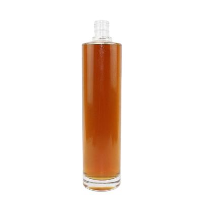 750ml clear transparent vodka whiskey glass liquor brandy spirit bottle