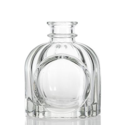 Wholesale Luxury Birdcage Shape Embossed Aroma Clear Reed 100ml Diffuser Bottle For Home 