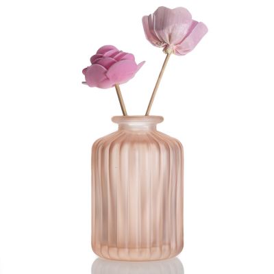 Wholesale Pink Aroma Oil Bottle Glass 170ml Empty Aroma Diffuser Bottles For Fragrance