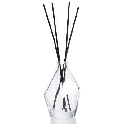 Custom Clear Glass Reed diffuser Wholesale 120ml Empty Diffuser Bottle For Home Decor