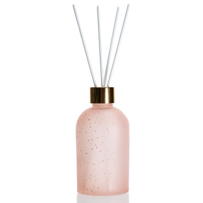 Decorative Diffuser Bottles Luxury Round Pink Home 200ml Diffuser Bottle 
