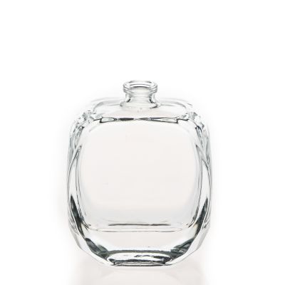 Wholesale Custom Square Glass Perfume Bottles Empty 50ml perfume bottle For Cosmetic Packaging