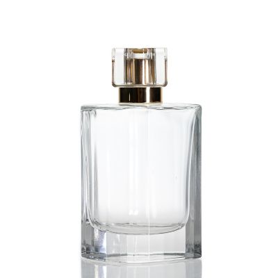 Custom Perfume Bottles Clear Empty 80ml Crystal Perfume Bottle With Cork 