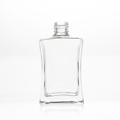 30ml square perfume glass bottles with screw pumper cap