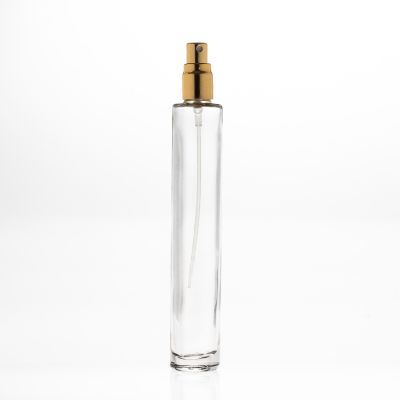china products factory price cosmetic packaging 30 ml tube glass perfume bottle with cork neck for atomizer 