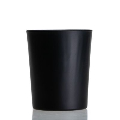 Wholesale Glass Candle Holders Matte Candle Jar With Lid For Candle Making