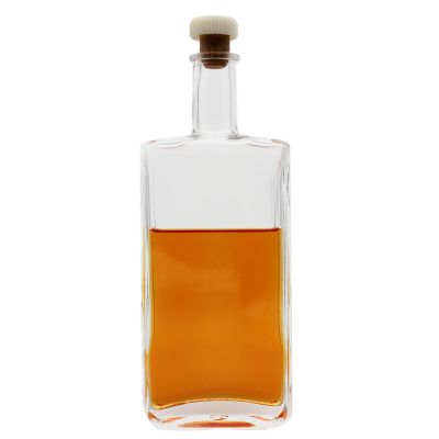 Special Design Widely Used supplier square whiskey glass bottles