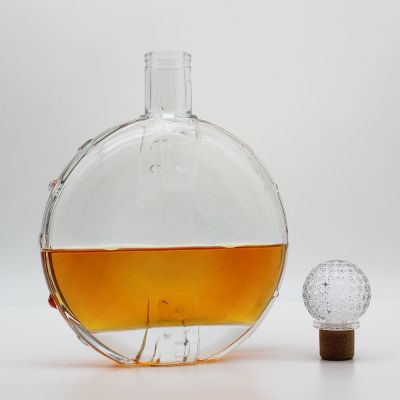 Custom promotional durable using glass bottle manufacturer brandy bottle