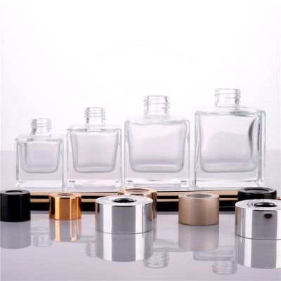 luxury unique square perfume glass bottle fragrance oil