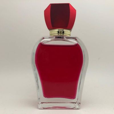 Red top cap 100ML luxury vintage arabic perfume bottles