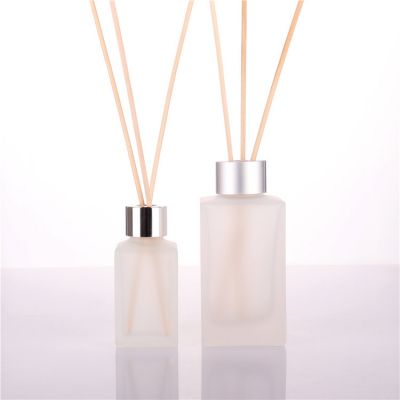 110ml frosted empty round diffuser fragrance oil bottle