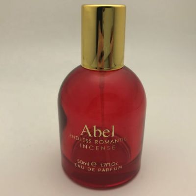 50ml round bottled deep red love lady perfume
