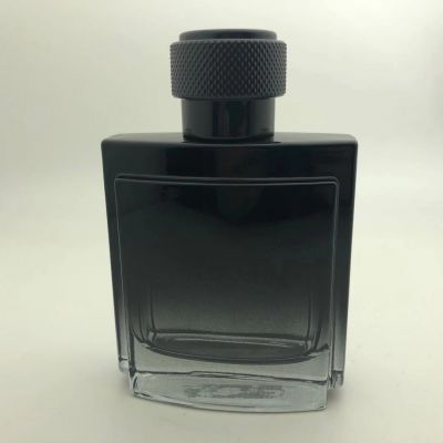 100ml new brand design Pure dark black perfume for men