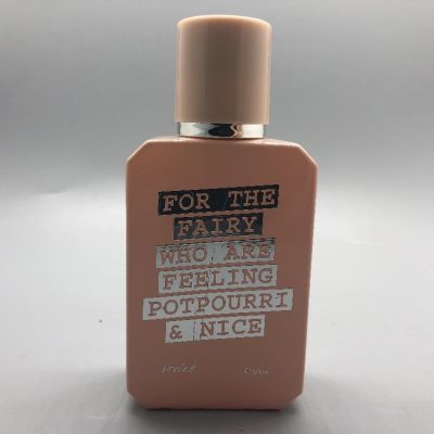 wholesale empty luxury fancy design orange perfume bottles
