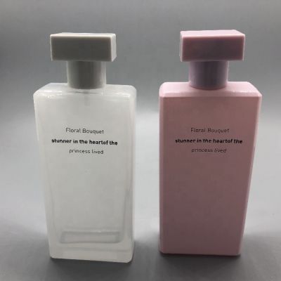 100ml glass custom empty white perfume bottle