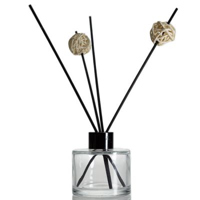 Luxury 100ml glass reed diffuser bottle 4oz fragrance bottle with screw cap