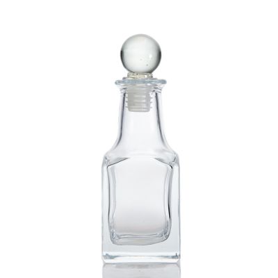 Crystal Diffuser Bottle 80ml Aroma Diffuser Bottle Clear Reed Diffuser Glass Bottle