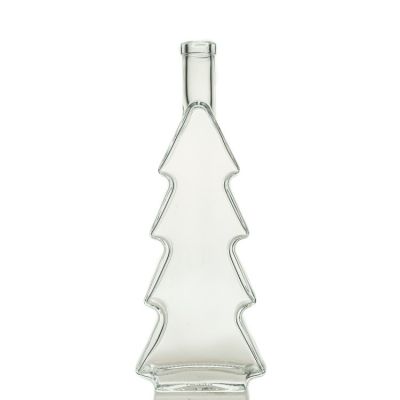 Christmas shape aroma diffuser bottle 500ml 17oz glass reed diffuser bottle 