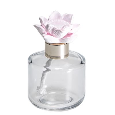 Screw Design Glass Bottle Fragrance 150ml Empty Glass Diffuser Bottle