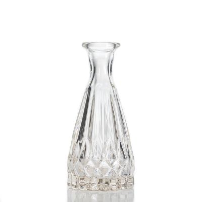 Chinese Supply Glass Reed Diffuser Bottle 50ml 130ml Decorative Crystal Vase