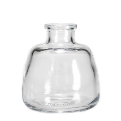 clear empty round Room fragrance reed diffuser bottle 30ml glass aroma bottle wholesale