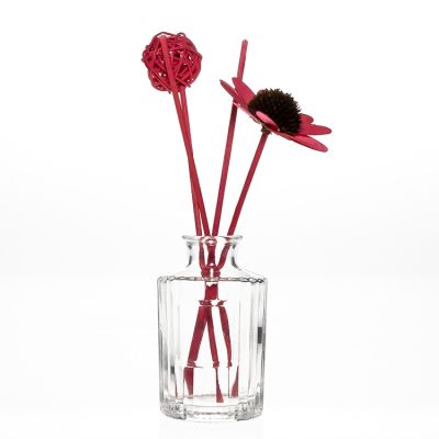 Luxury room fragrance OEM decoration reeds diffuser glass bottle
