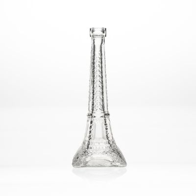 Home Decorative Eiffel Tower Shaped Gift Bottles Empty 40ml Glass Bottles for Diffuser