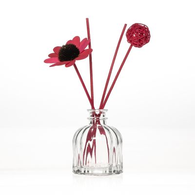 wholesale 100ml Crown Shaped glass reed diffuser bottle for aroma
