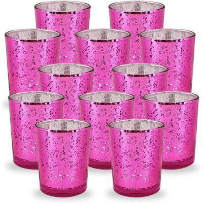 Suit of 12 Luxury laser blinking glass candle holder set fragrance soy wax glass Jar Candles