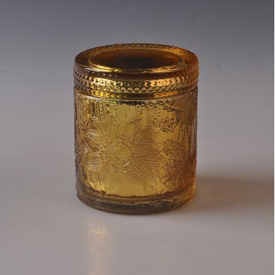 Luxury Glass Candle Container For Candles