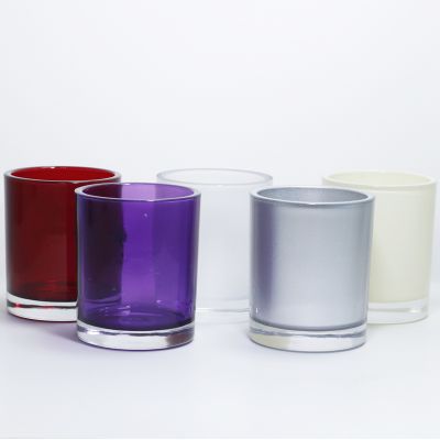 Silver Glass Candle Cup large thickened candle cup dedicated Candlestick cup