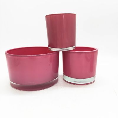 Hot sale glass votive candle holders colorful candle holders for home decor