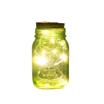 glass jars for candle making Colored Scented Glass Candle Container led light candle glass jar with lid