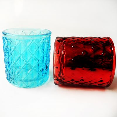 Wholesale custom stained glass candle holders for home restaurant parties