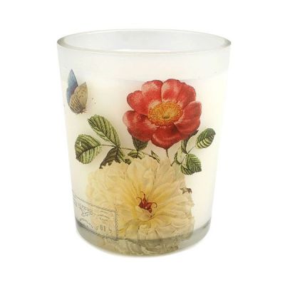 wedding tealight glass candleholders frosted votive candle holder glass for deco