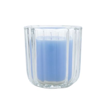 Wholesale Cheaper Candle Container Cylinder Clear Diy Glass Candle Jars In Bulk