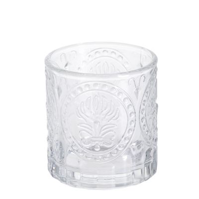 Manufacturer Transparent Empty Luxury Candle Jar Cylinder Candle Holder For Home Decor
