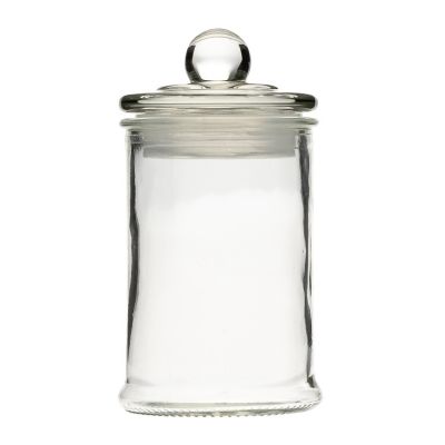 Factory Direct Sales 150ml Transparent Empty Cylinder Round Candle Glass Holder