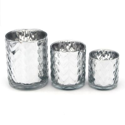 empty wide mouth container glass candle jars with wood lid