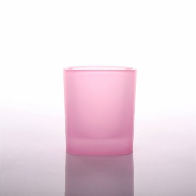wholesale unique shaped clear scented candle glass jars
