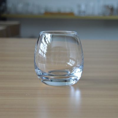 Custom handmade glass candle tumbler with 10oz volume