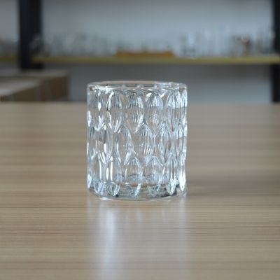 Wholesale cylinder glass container for pen/candle/office use