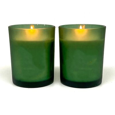 7oz 11oz Customization Logo Natural Scented Soy Candles for Home Relaxing Aromatherapy Candles Green Jar And Gift Box