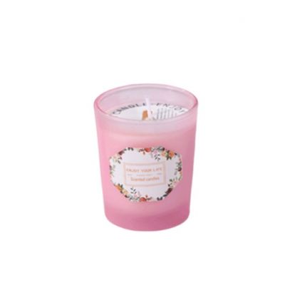 Customized candle soy wax glass with scented jar candles