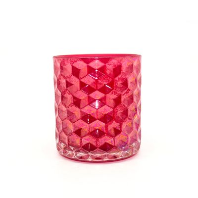 candle in glass cup for wedding