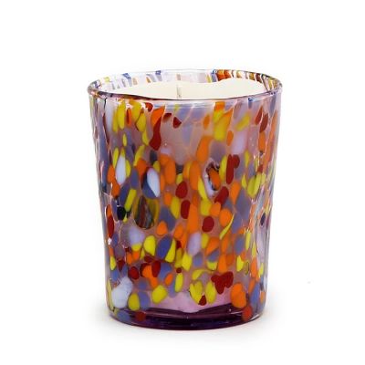 Round Shape Mosaic Glass Candle Jars for Scented Candle