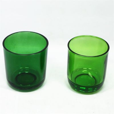 5oz 6oz 7oz 8oz empty matte glossy green amber candle jar glass and box in bulk