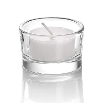 Clear Tealight glass Candle Holders,Round Glass Candle Holder for home and wedding decoration