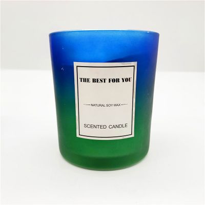 10oz Custom Matte Colored Glass Candle Jar