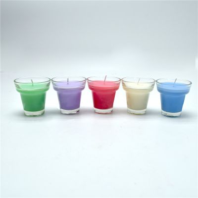 wholesale Glass Candle Jar Candle Holders 